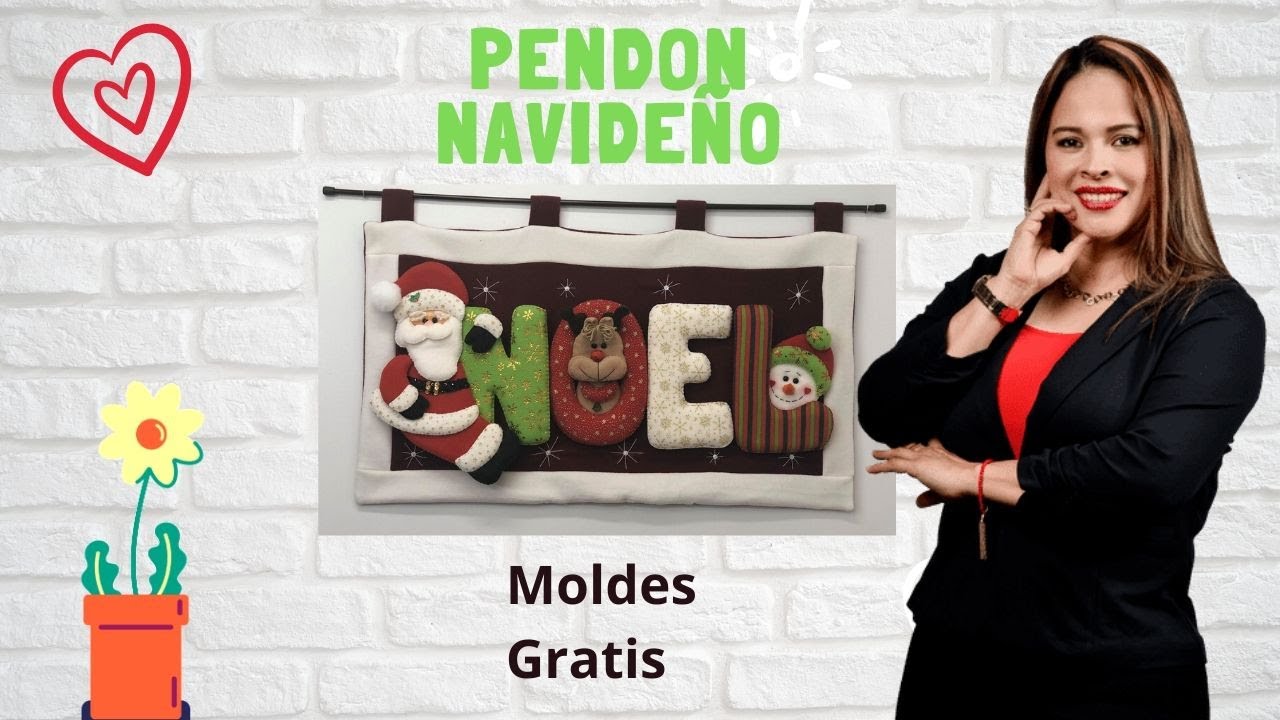 Como Hacer Un Pendon Navideño Paso a Paso