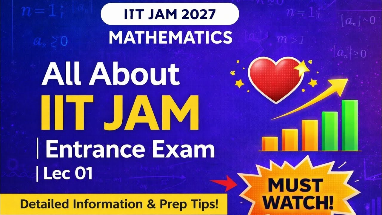 IIT JAM/CUET P.G and other M.sc Entrance exam