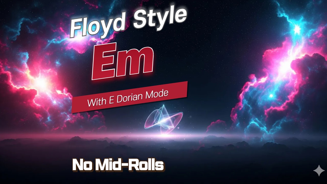[Pink Floyd Style] Spacey Psychedelic Rock Backing Track (E Dorian)