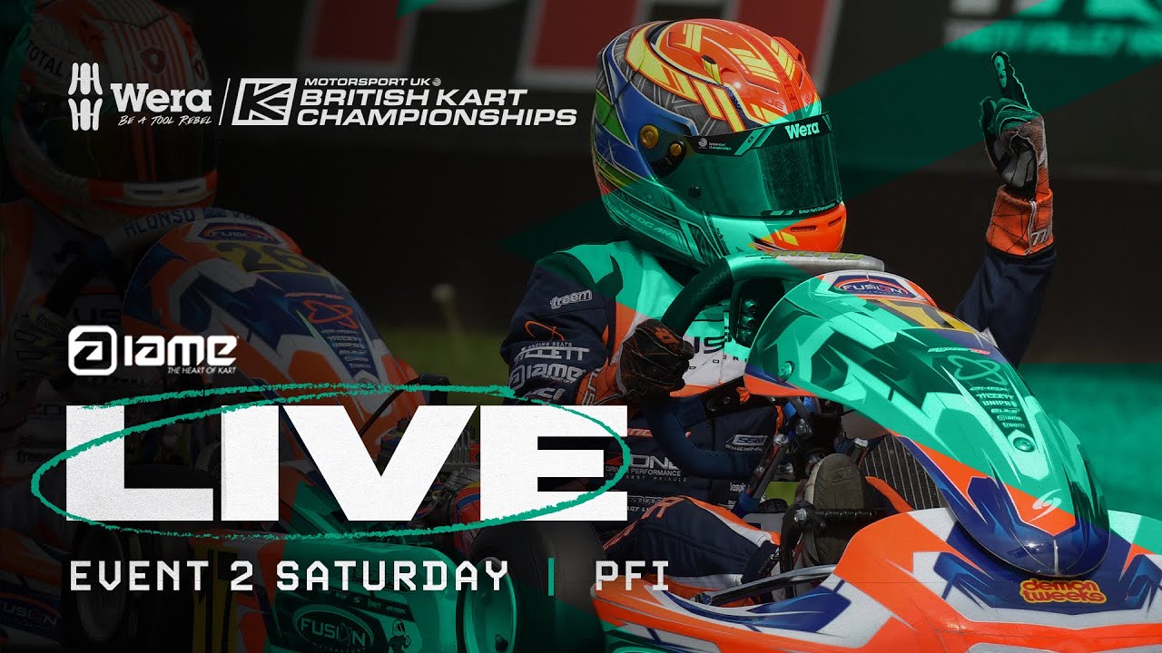 2024 Wera Tools British Kart Championships LIVE | PFi, Event 2 | Saturday