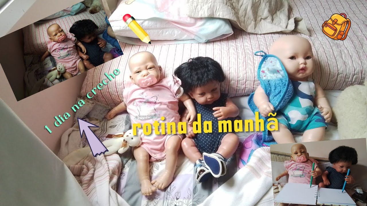 Rotina da manhã  de todos os babys /1 primeiro dia de creche 
