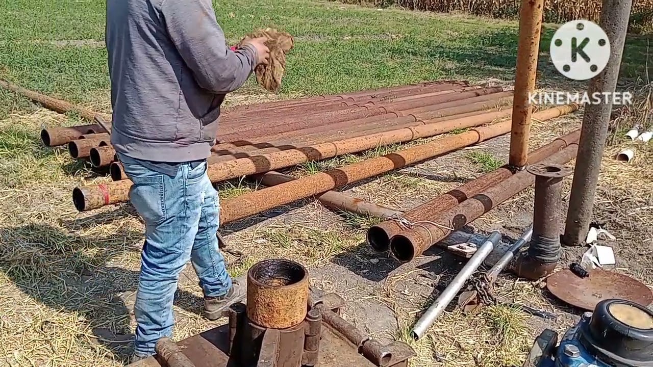 Instalación de bomba sumergible de 4 pulgadas a 100 metros de profundidad!! mares jr 👍💪💯