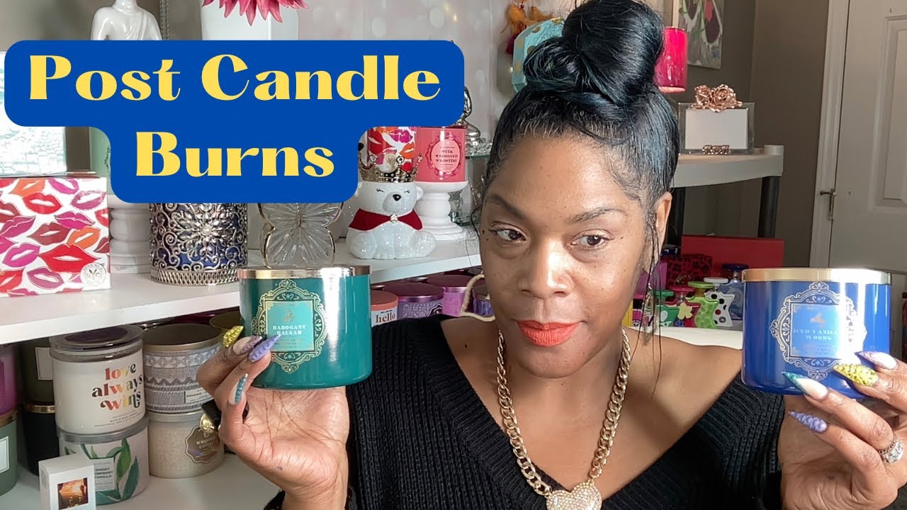January Post Candle Burns Part 2 #candles #candlereview #roadto5k