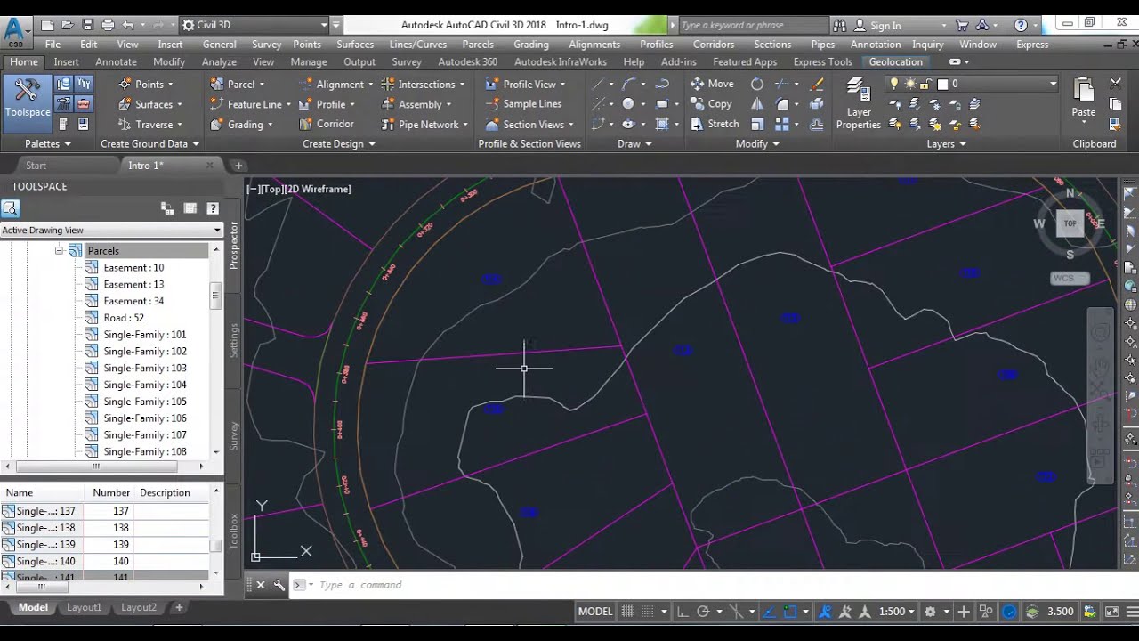 4. Exercise 2 Understanding the Toolspace Part 1