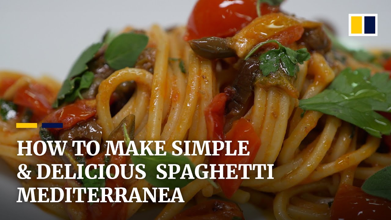 How to make simple & delicious spaghetti Mediterranea