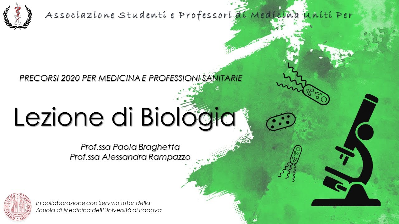 Lezione di Biologia - Precorsi 2020 - 21 Agosto 2020