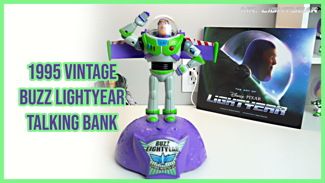 1995 Vintage Buzz Lightyear Talking Bank