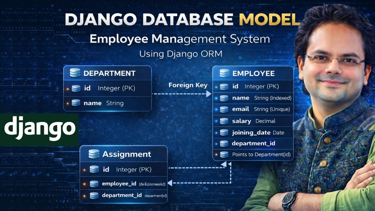 Django Database Model Explained | LAB-2 | Employee Management System (Corporate Practical Tutorial)