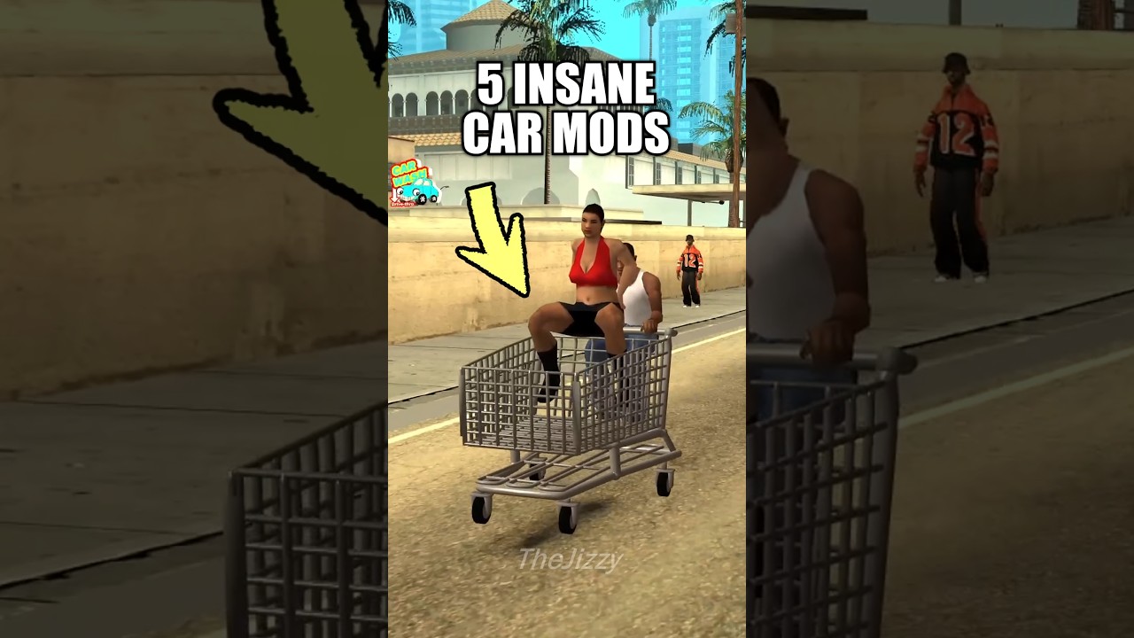 5 Insane Car Mods in GTA San Andreas 🤣