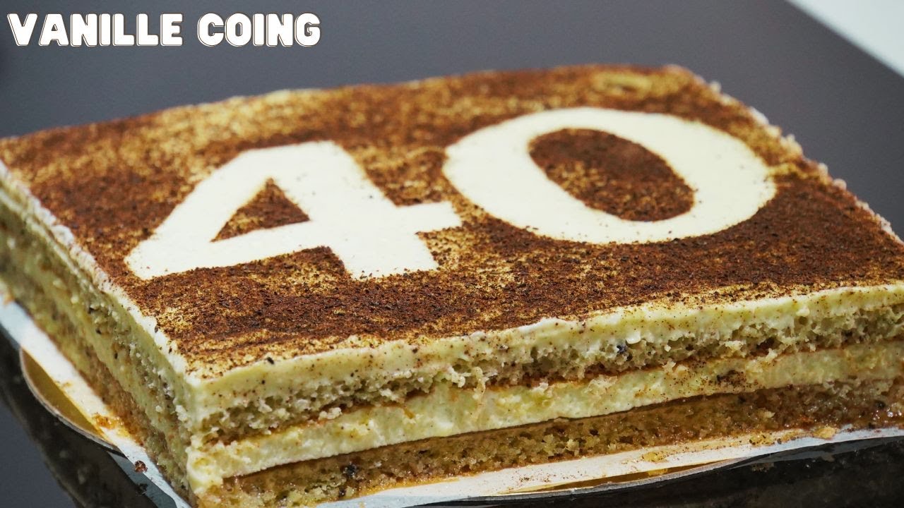 Entremets Vanille Coing - Mon Gâteau d'anniversaire