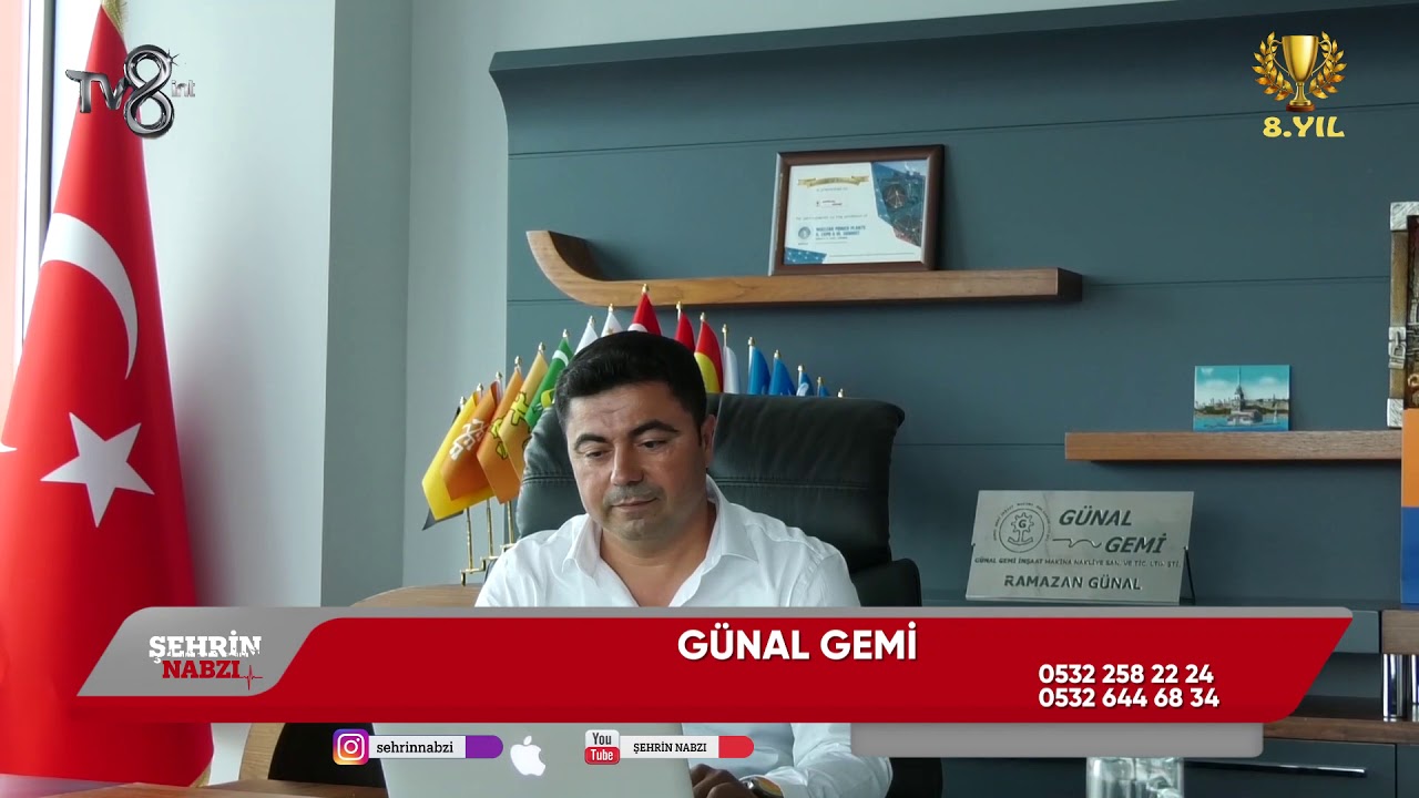 GÜNAL GEMİ - TV8int - ŞEHRİN NABZI