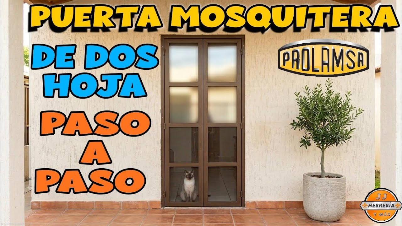 ¡Adiós Mosquitos! 🚫🦟 La Mejor Puerta Mosquitera de Dos Hojas para tu casa! Tutoría de herrería 