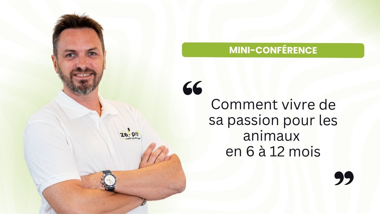Comment vivre de sa passion pour les animaux ?