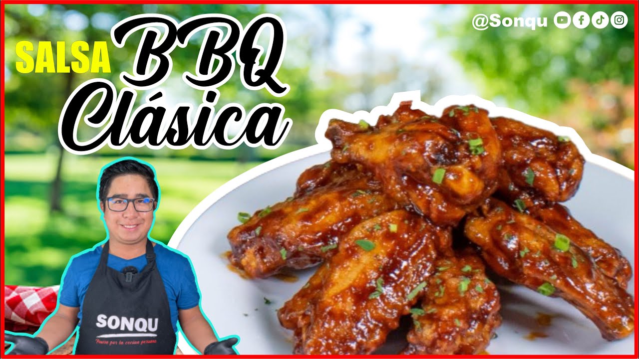 Como hacer ALITAS EN SALSA BARBACOA - BBQ | Fácil y deliciosas