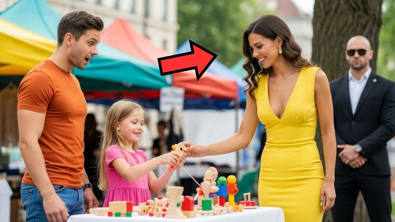 Papá soltero intenta vender un juguete hecho a mano — una millonaria lo compra todo
