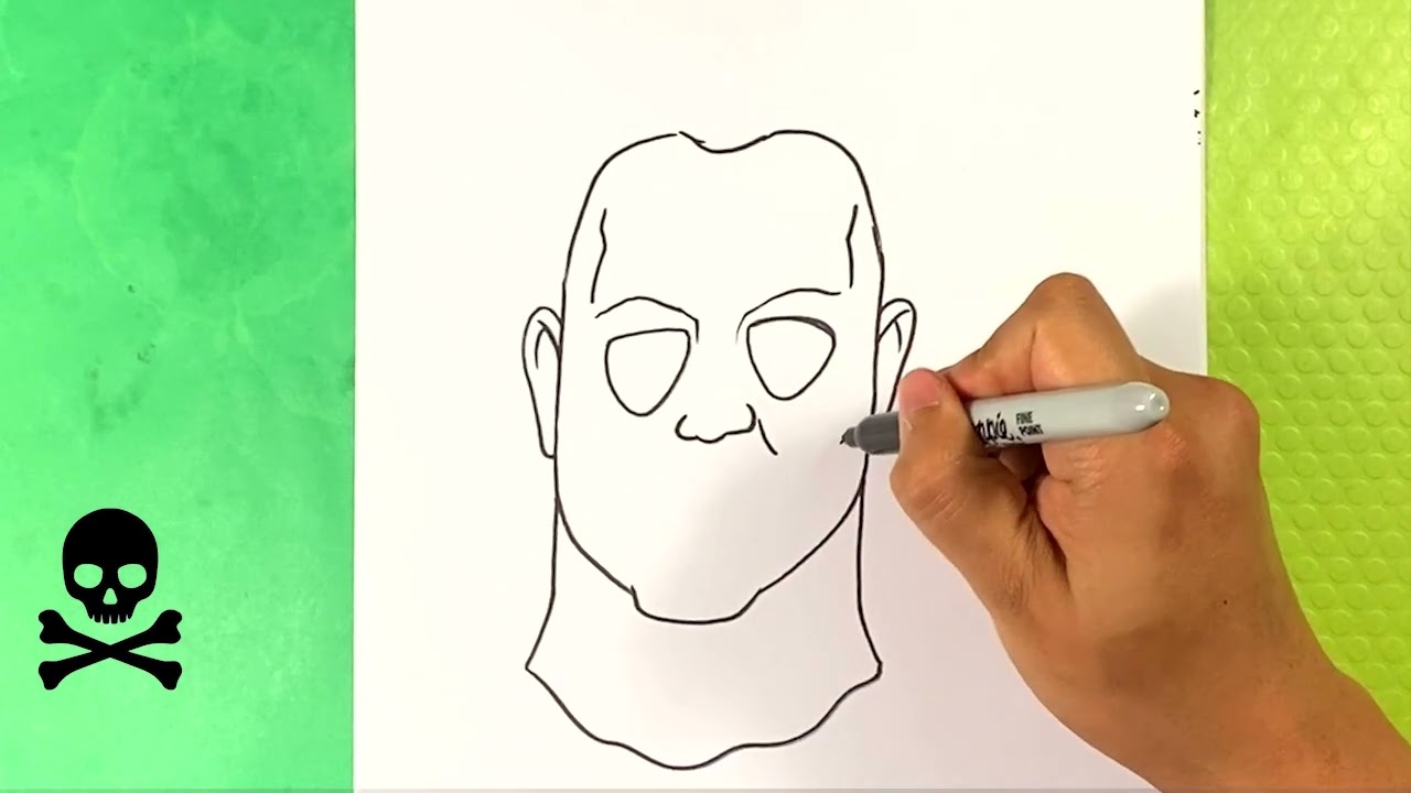 Майкл Майерс, как рисовать художника, забавные рисунки