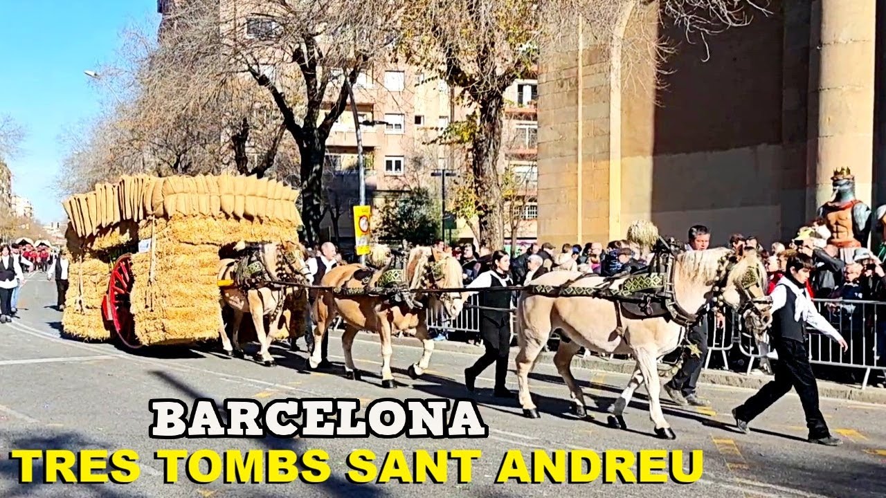 Tres Tombs de Sant Andreu 2026 | San Antoni Abat 2026 Barcelona, España
