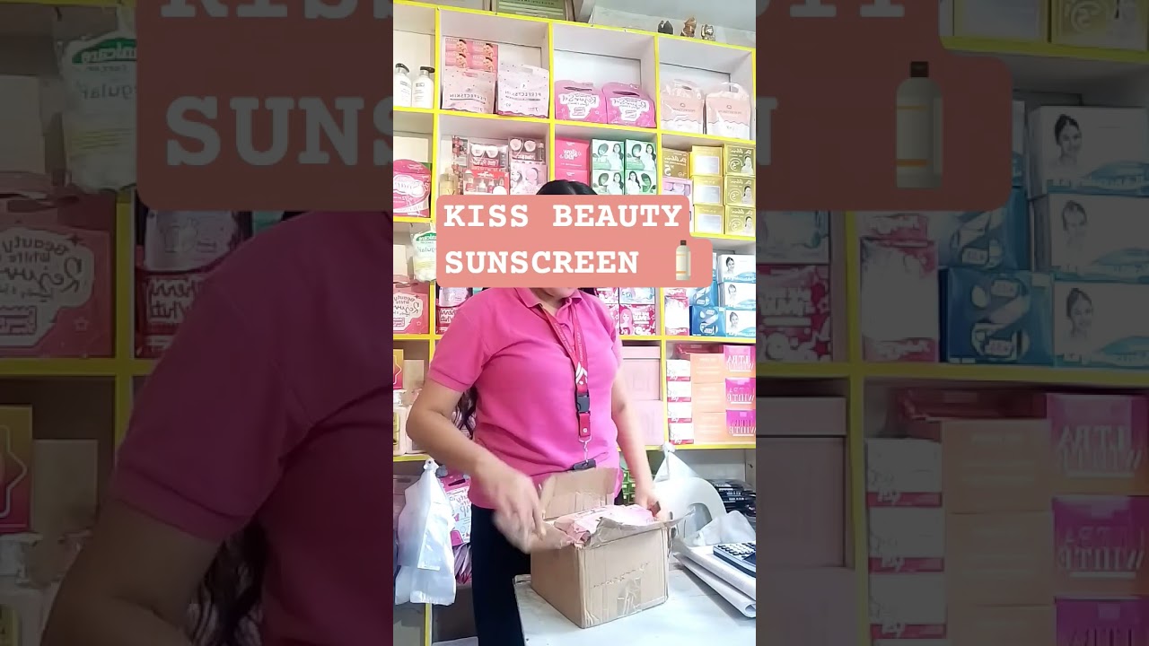 Солнцезащитный крем KISS beauty #уходзакожей #солнцезащитныйкрем #шортынаyoutube #шорты #отбелива...