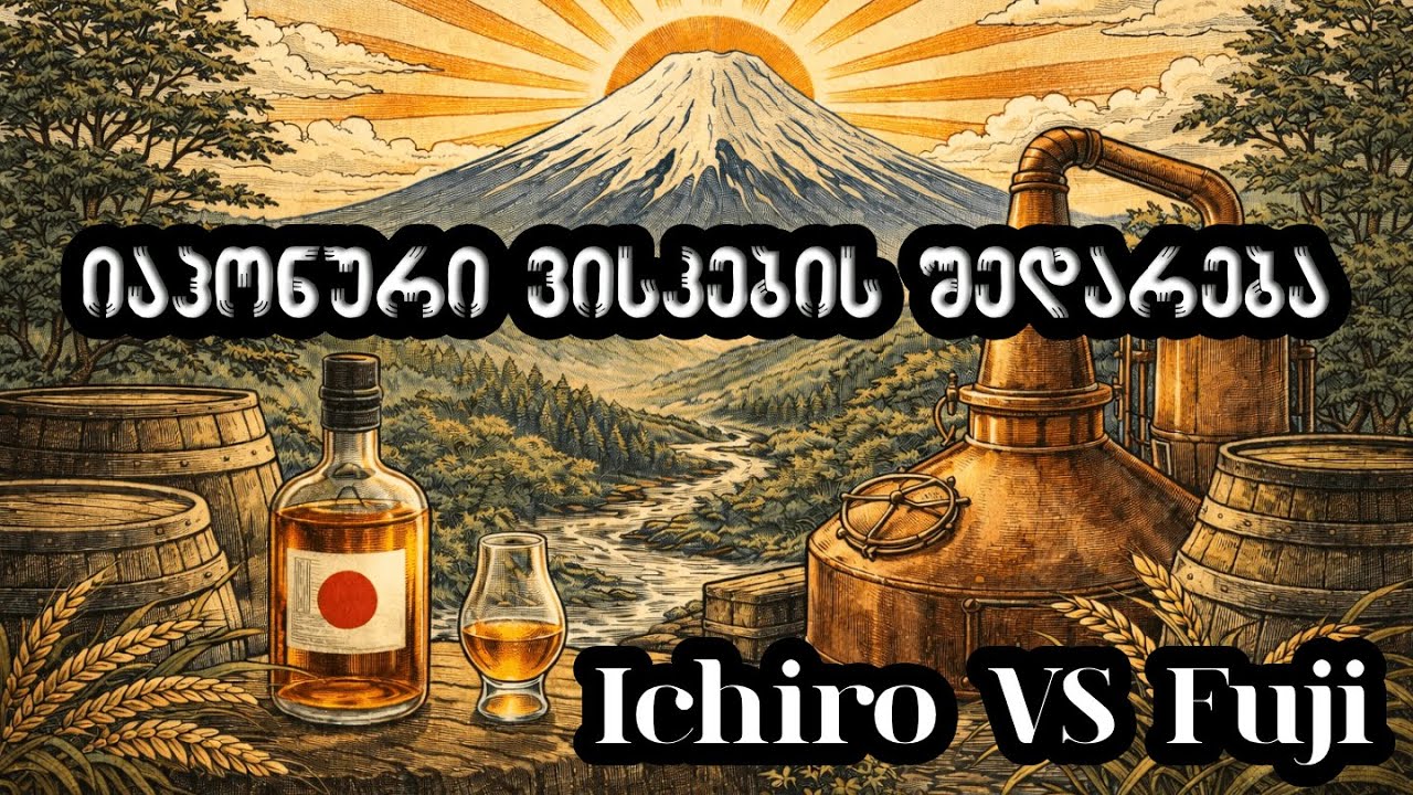 იაპონური დისტილერიები Ichiro's Chichibu VS Fuji Gotemba