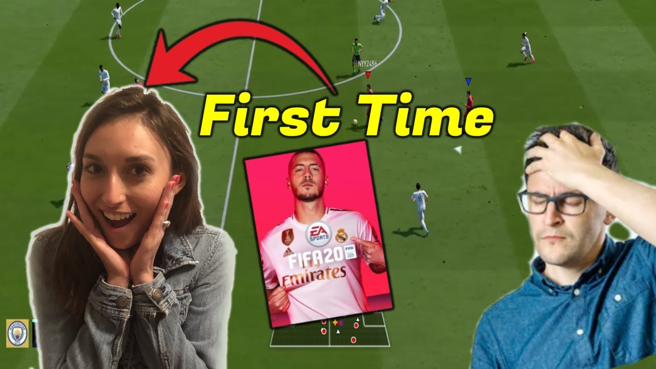Playing FIFA 20 with my Girlfriend | Her First Time Ever Playing