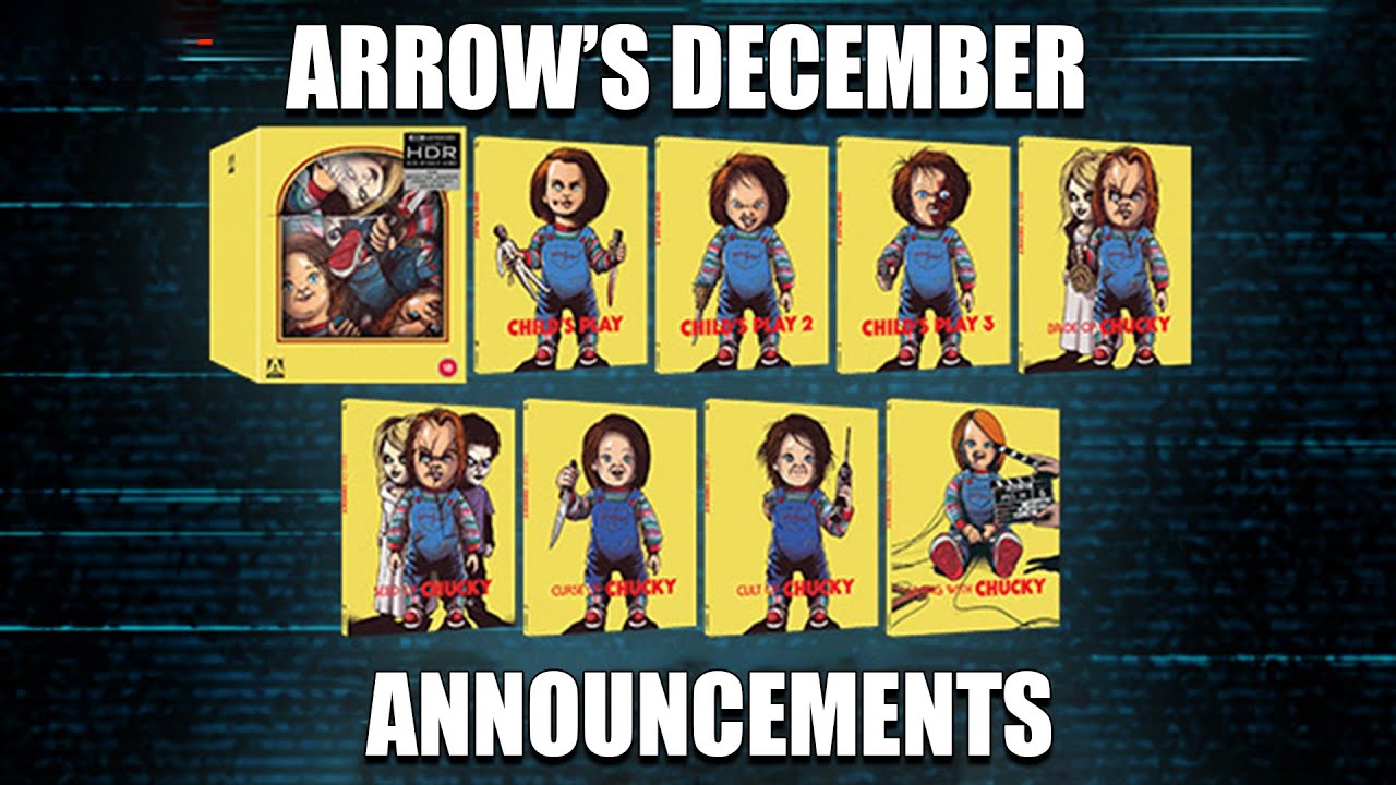Arrow's December Announcements | Blu-ray | 4K UHD | Arrow Video | Child's Play | The Warriors 4K |