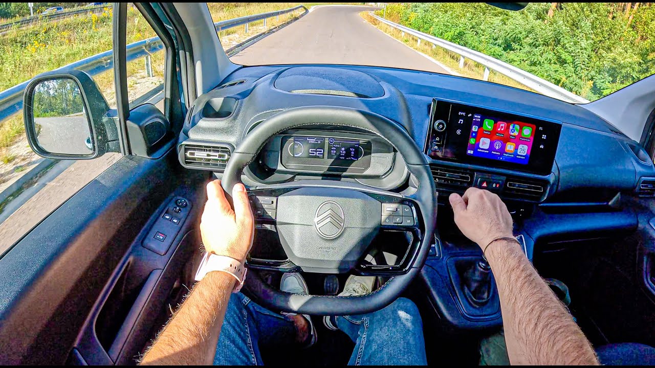 NEW Citroen Berlingo Van XL [1.5 BlueHDi 102 hp] |0-100| POV Test Drive 
