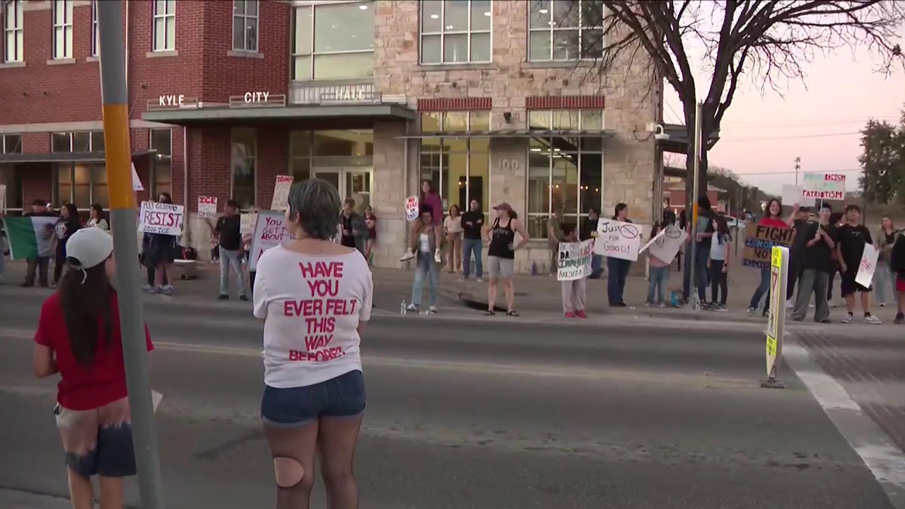 WATCH LIVE: WATCH LIVE: Hays County students hold an after-school protest against ICE