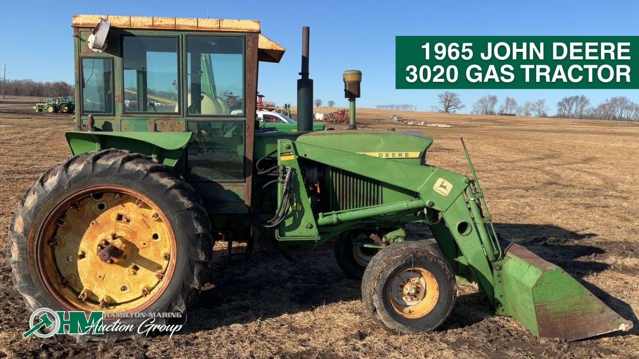 John Deere 3020 Gas Tractor Selling At Auction