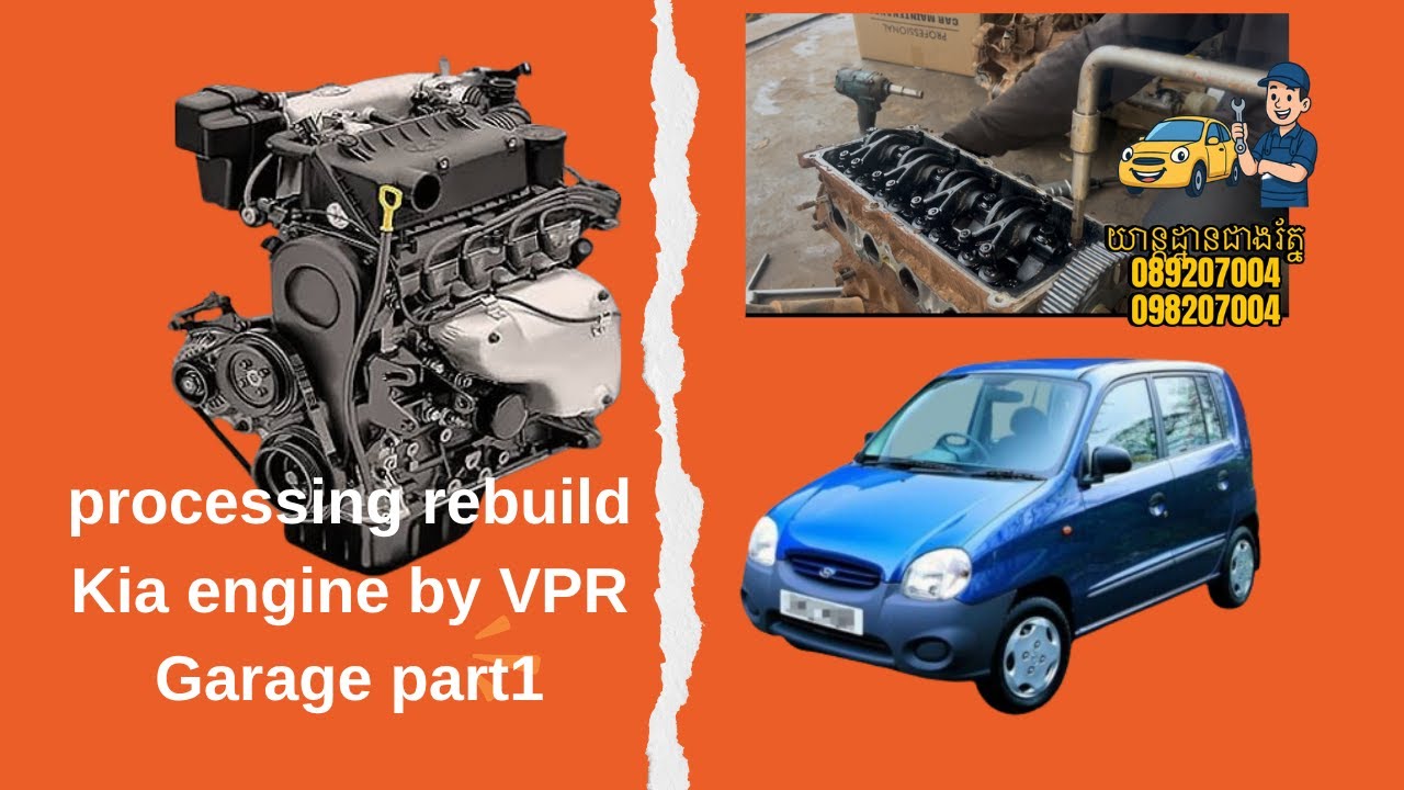 How to Build a Kia Visto Engine | Step-by-Step Rebuild by VPR Garage#EngineRebuild #enginebuild