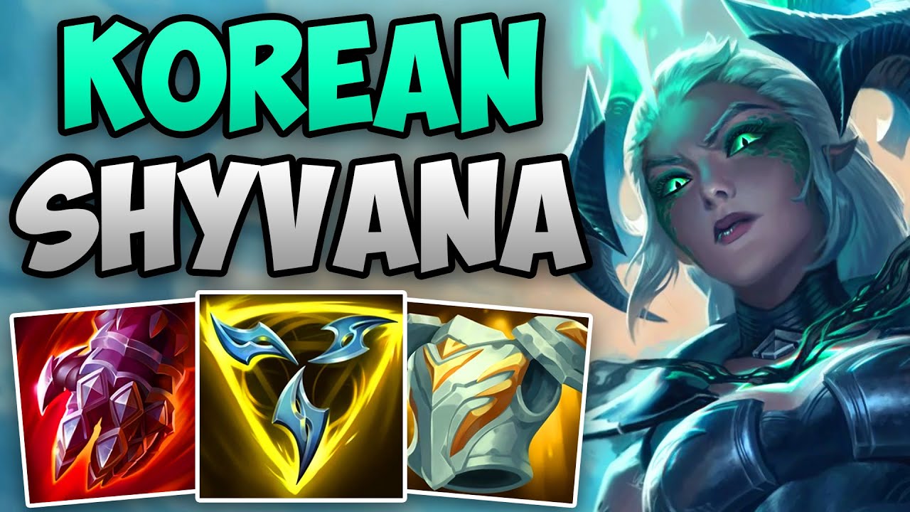 KOREAN CHALLENGER CARRIES WITH BUFFED SHYVANA! | CHALLENGER SHYVANA JUNGLE GAMEPLAY | Patch 13.14