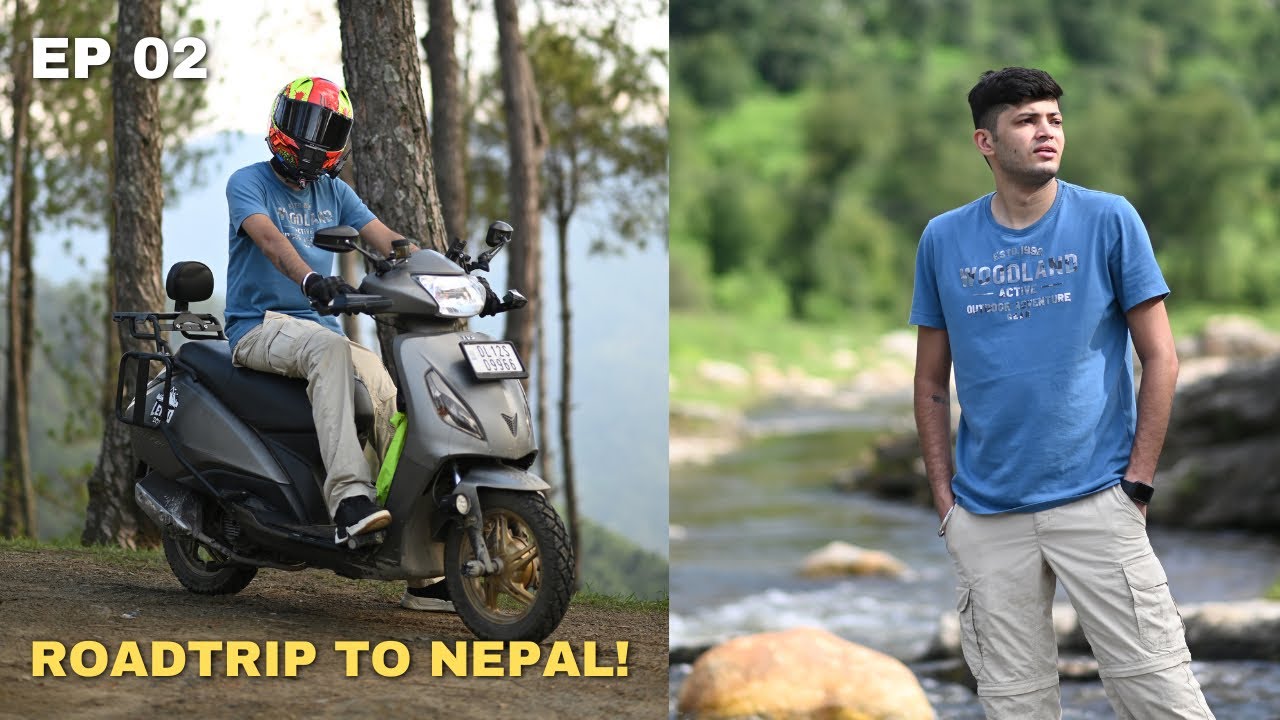 Riding my TVS JUPITER to Nepal.. 😍😍