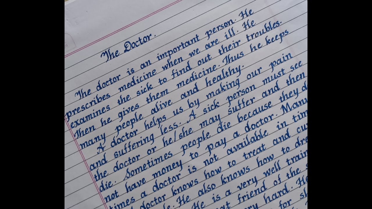 Essay on ''The doctor'' | English essay writing | Write short essay on The Doctor | Educational Hub