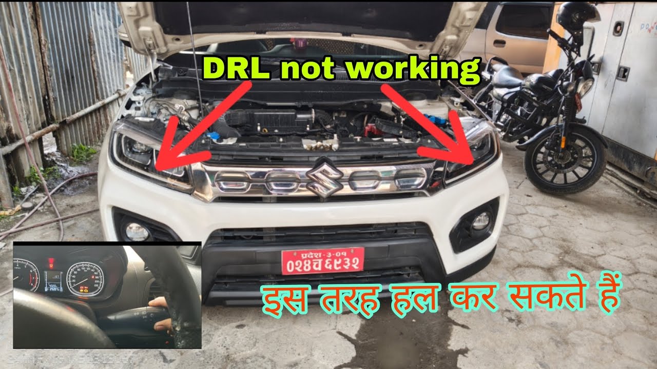 Maruti Suzuki Brezza DRL Not working solved brezza drl kaam Nahi Kar Raha hai