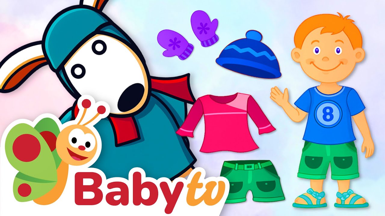 Kleed je aan met Louie 👕🩳 | Leer kleding voor peuters @BabyTVNL
