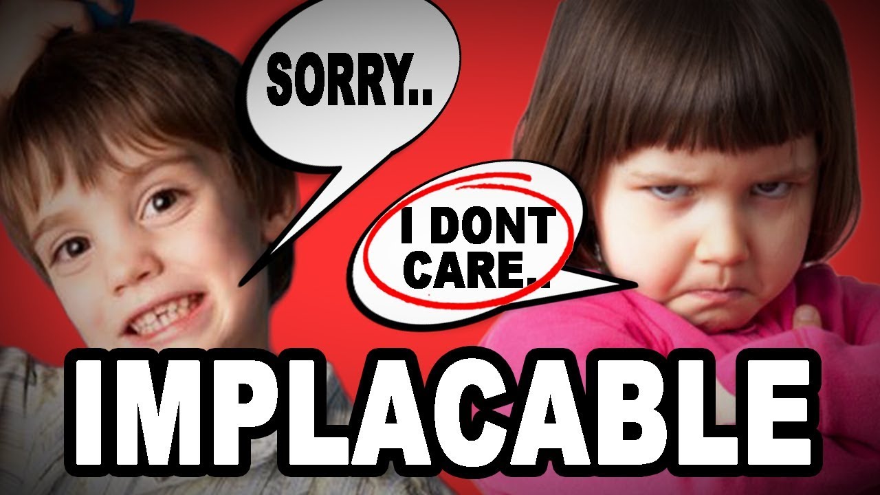 😤 Learn English Words: IMPLACABLE - Meaning, Vocabulary with Pictures and Examples