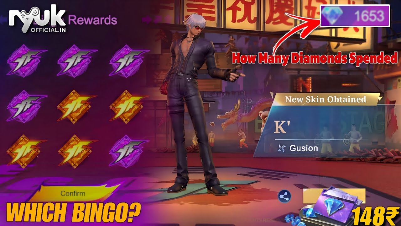 FINALLY GOT GUSION KOF!!! 💎🔥 | WHICH PATTERN? | RYUK OFFICIAL 