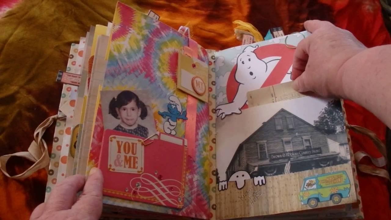 1970s-1980s Retro theme Junk Journal