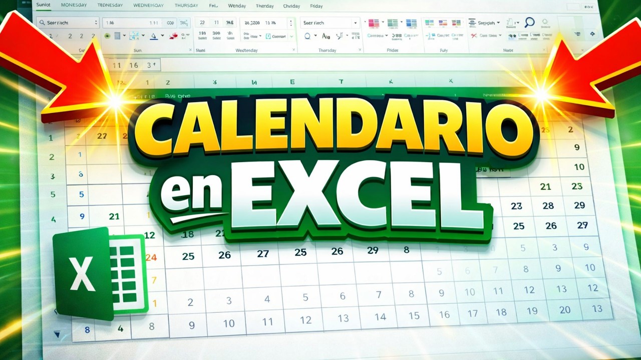 Cómo INSERTAR un CALENDARIO en EXCEL Paso a Paso 📅📊 @DomingoenlaRed