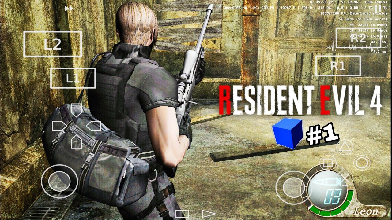 RESIDENTE EVIL 4 HD PROJECT MODO - PROFISSIONAL|AETHERSX2|ANDROID #1