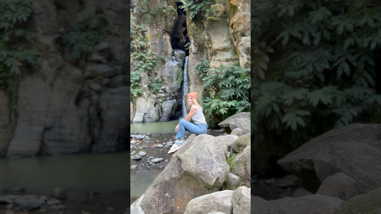 Secret waterfall in Sao Miguel island, Azores #azores #a&ccedil;ores #azoreswhatelse #azoreslive #waterfall