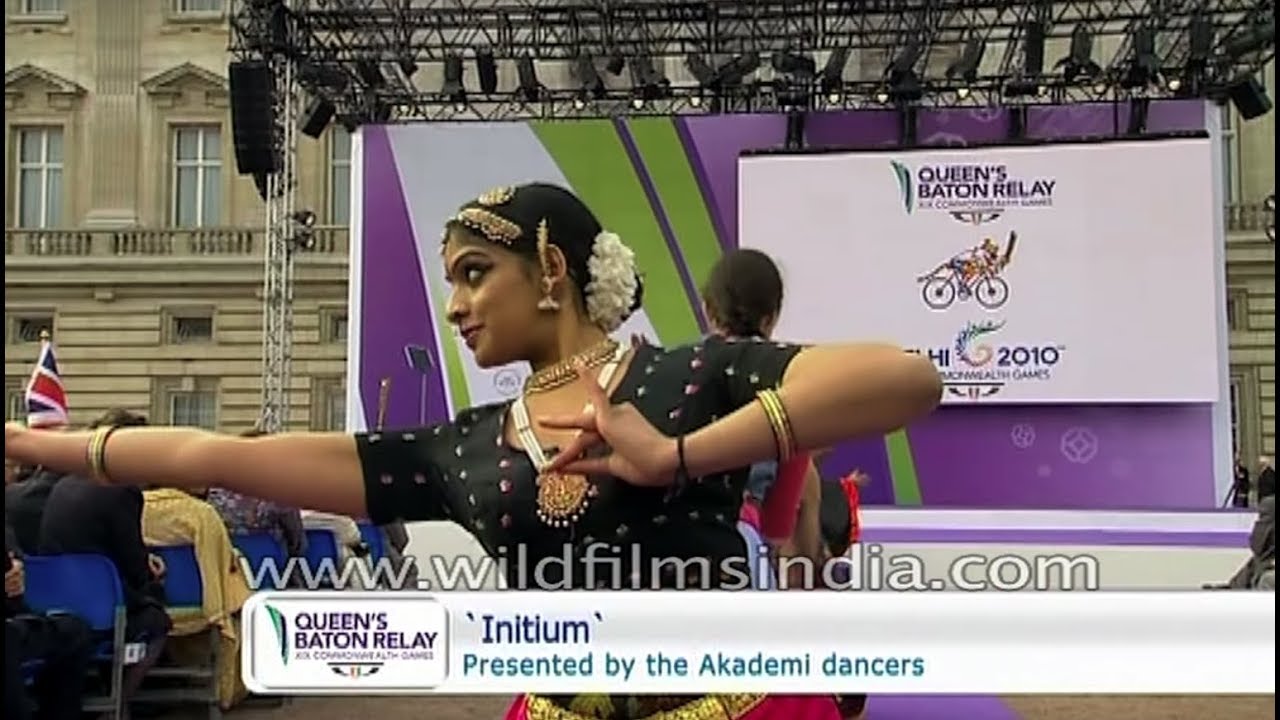 Akademi dancers present 'Initium' at the Queen's Baton Relay 2010