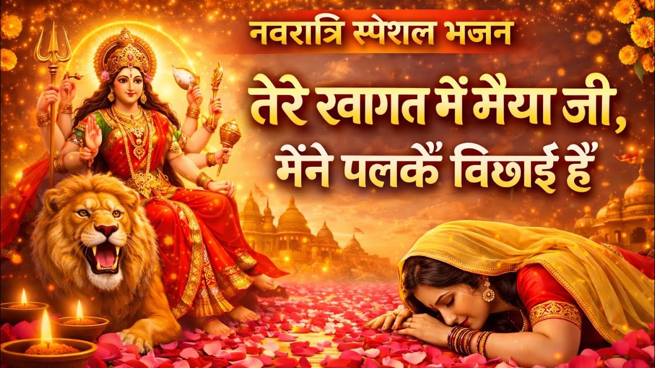 तेरे स्वागत में मैया जी, मैंने पलकें बिछाई हैं | Latest Mata Bhajan | Navratri Bhajan 2026 