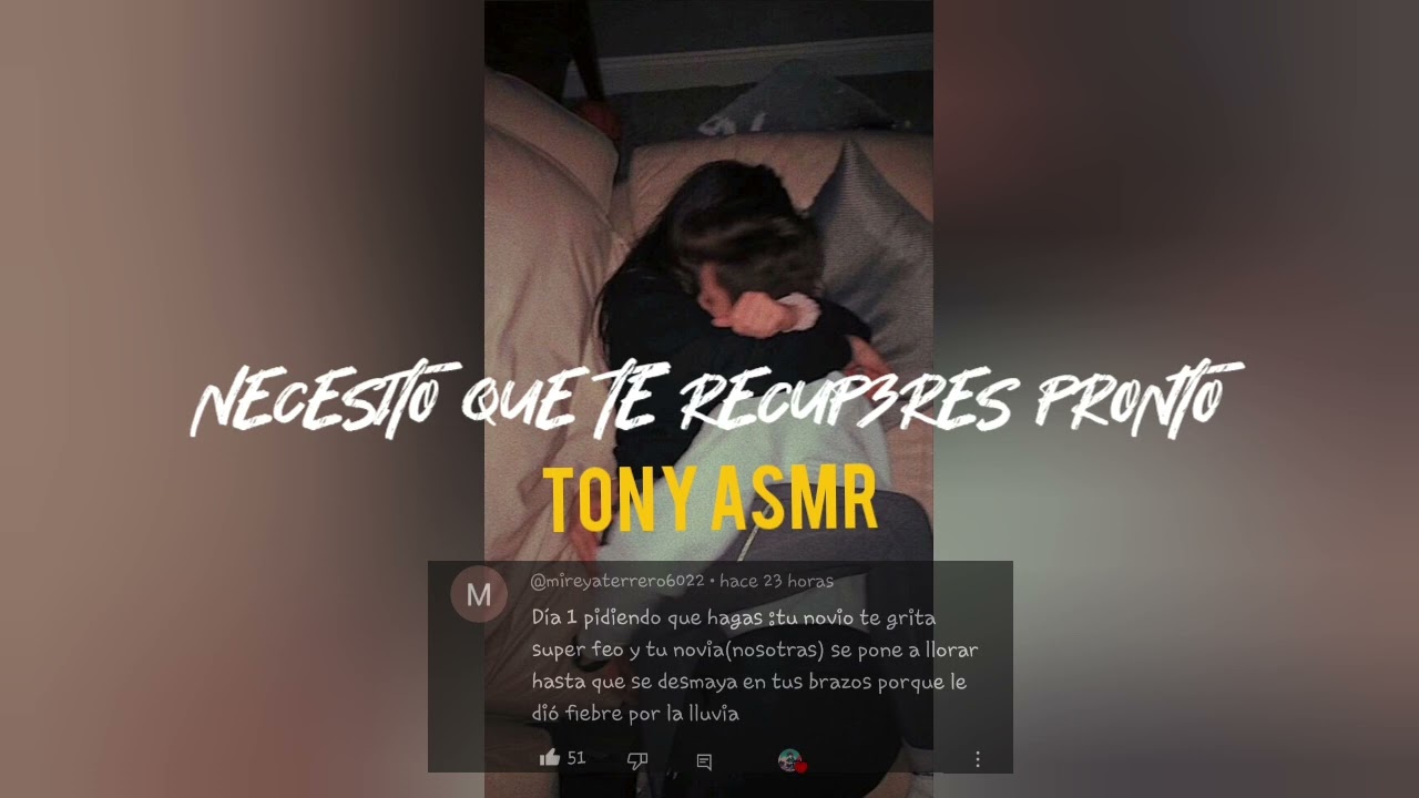 TE DESM4YAS POR LA FIE3BRE Y TU NOVIO TE CUID4 ASMR / ASMR ROLEPLAY / ASMR NOVIO