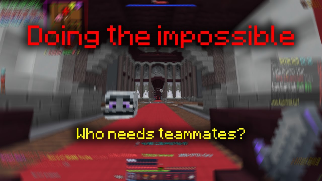 Soloing Master Floor 6 (Hypixel Skyblock Dungeons)