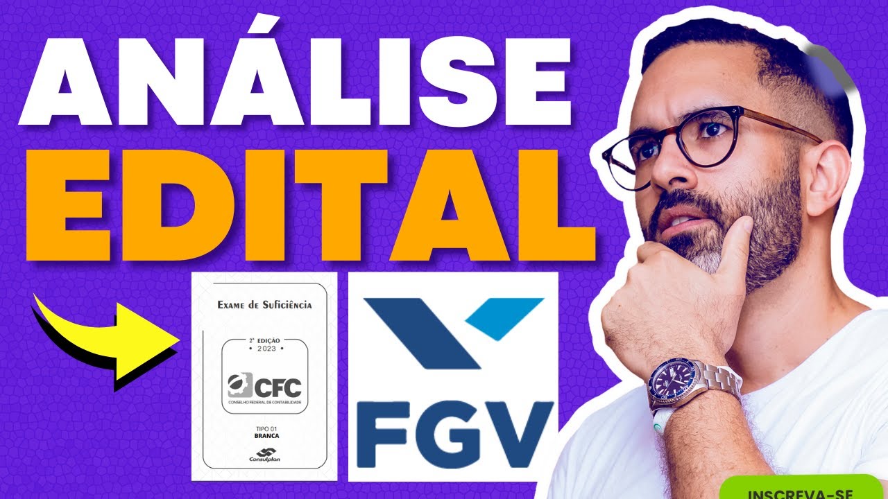 Ep. 25 - Edital PROVA DO CRC 2024.1 - AN&Aacute;LISE COMPLETA. 🔴