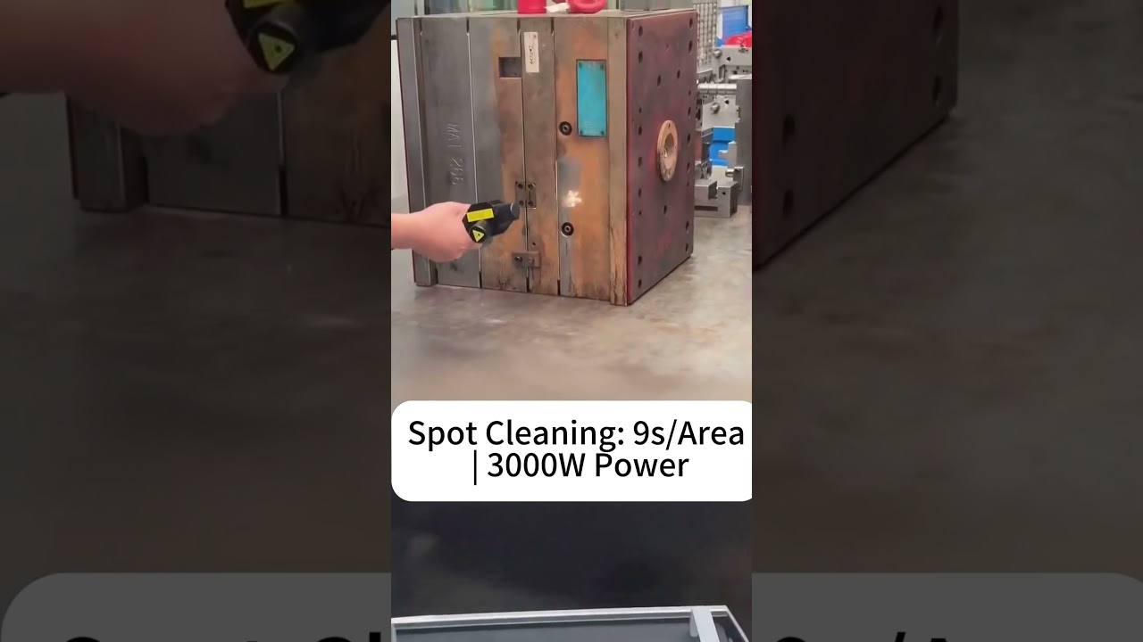 Heavy Rust Cleaning Cost Reduced by 70%? (Udibo 3000W Laser Proof)