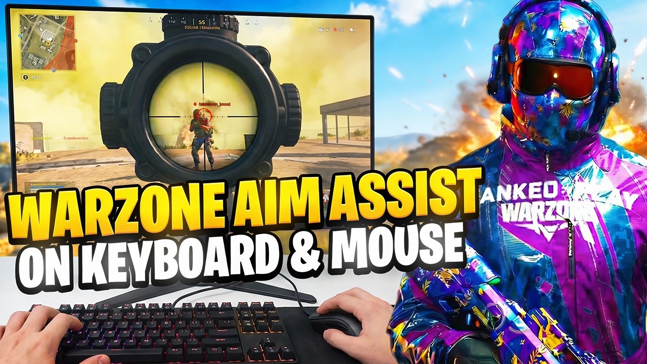 How To Get Aim Assist on KBM in Warzone & B07 (New Method)