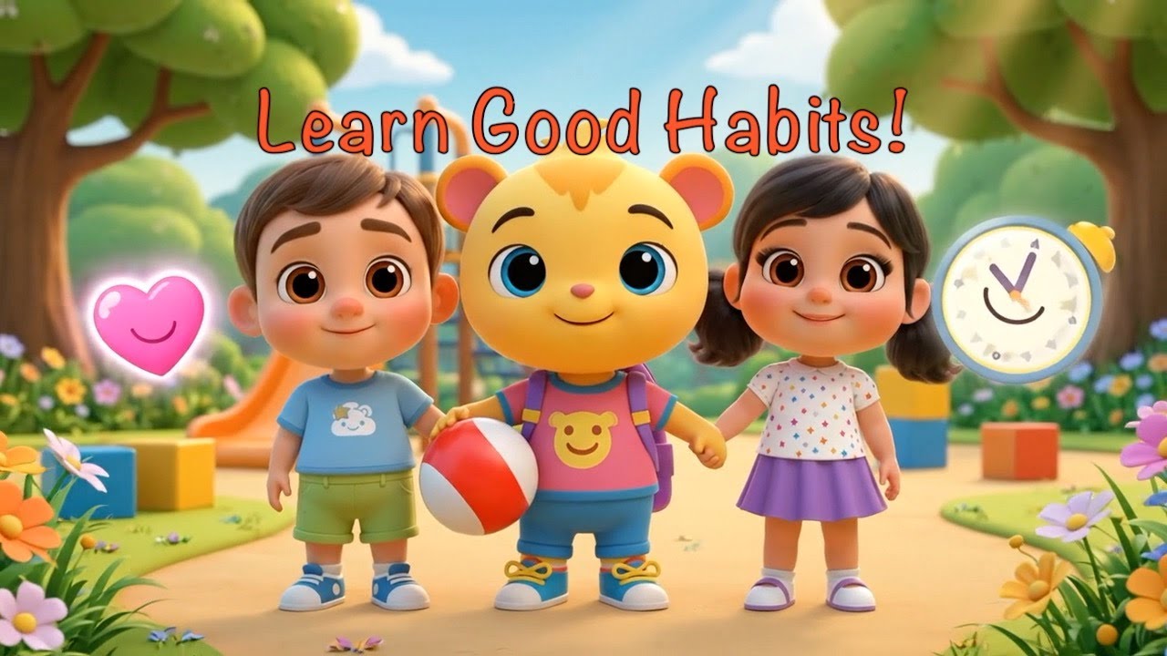 Sharing, Saying Sorry & Waiting Turn | Good Habits for Kids