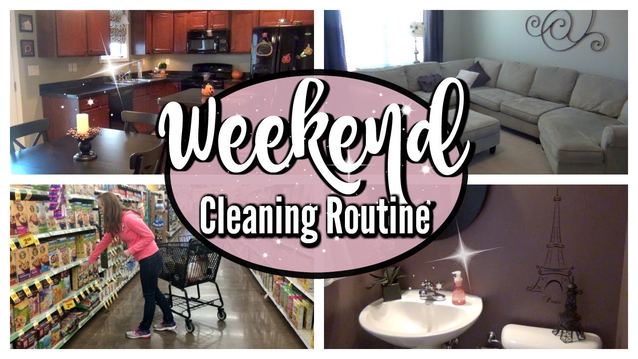 Saturday Morning Clean with Me | My Weekend Cleaning Routine | Cleaning Motivation!