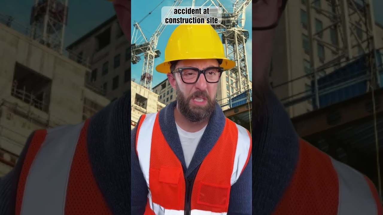 accident at construction site #adamrose #construction #engineering #workers